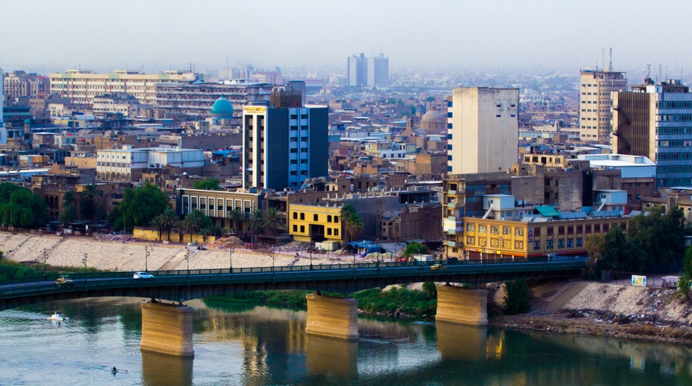 The city of Baghdad, capital