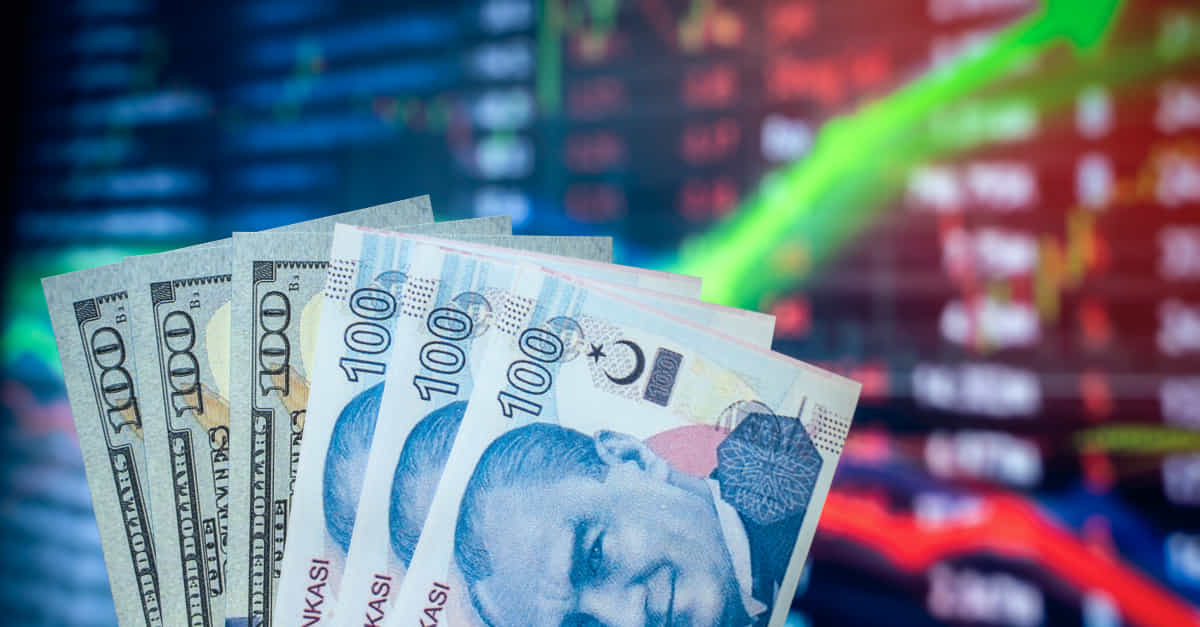 Turkish lira and dollar pair