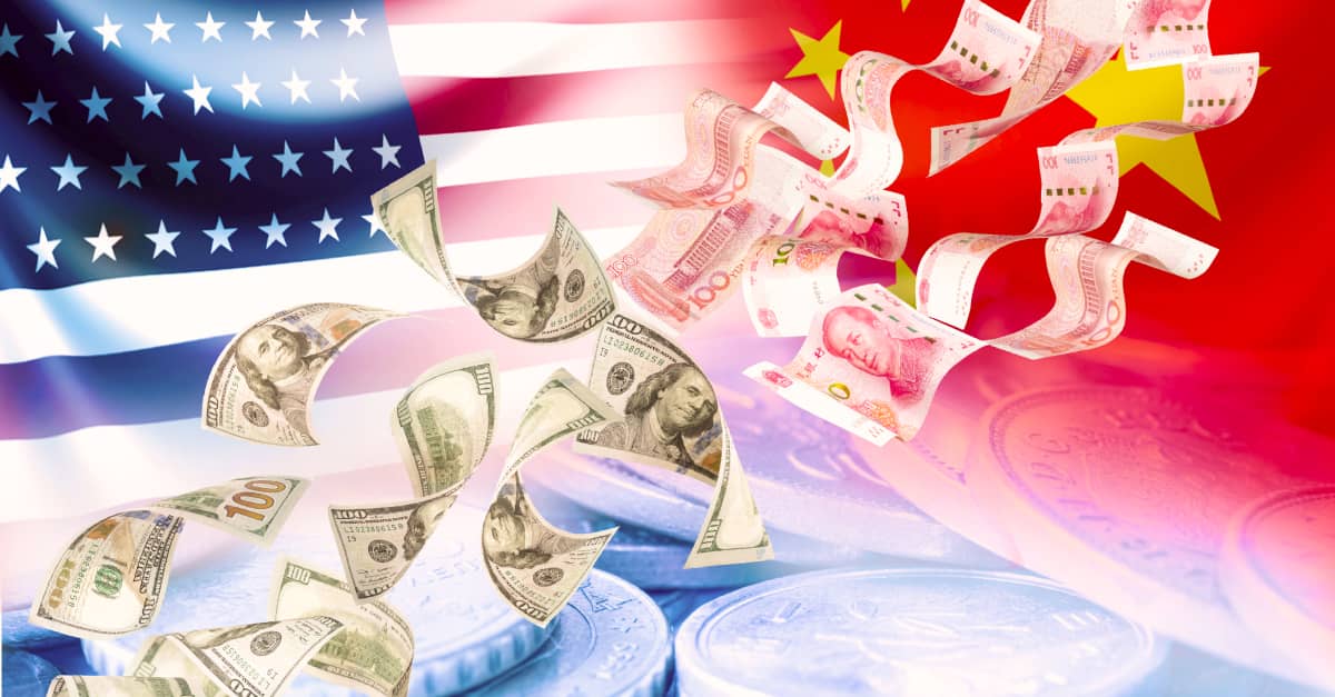 pair of dollar against yuan