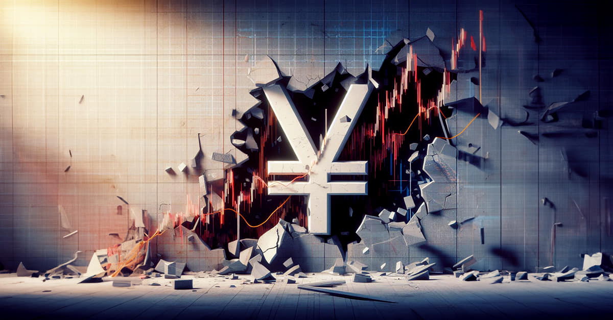 Japanese yen disorder detection